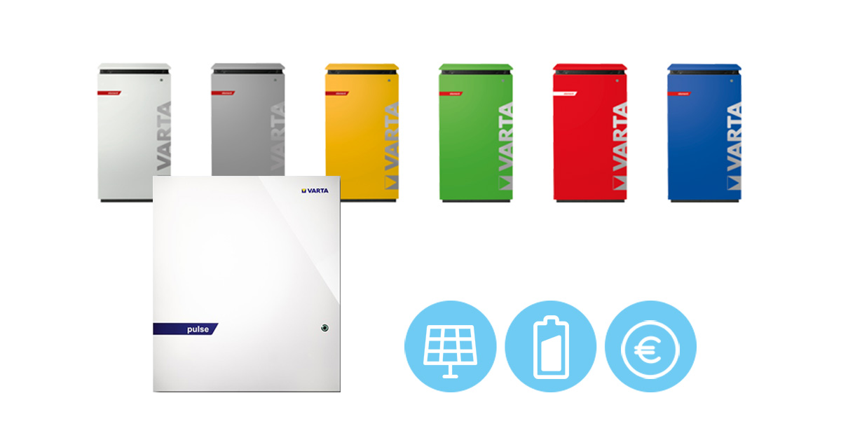 batterie varta pulse varta element fotovoltaico
