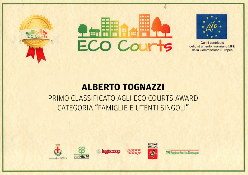 eco courts award alberto tognazzi casa ad alta efficienza energetica