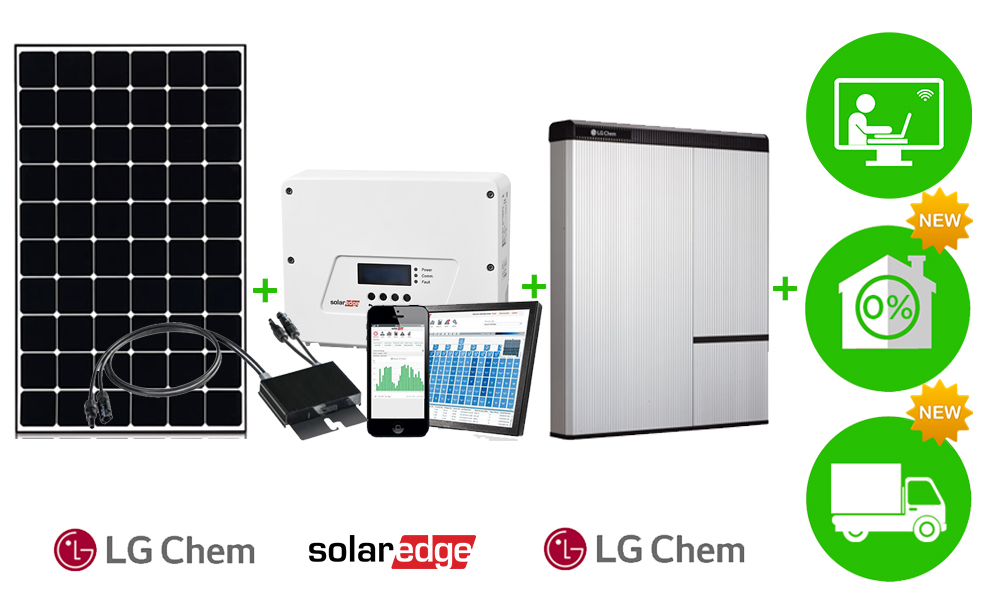 OFFERTA fotovoltaico lg solaredge accumulatore