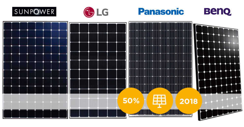 4 Pannelli Fotovoltaici alta efficienza a confronto